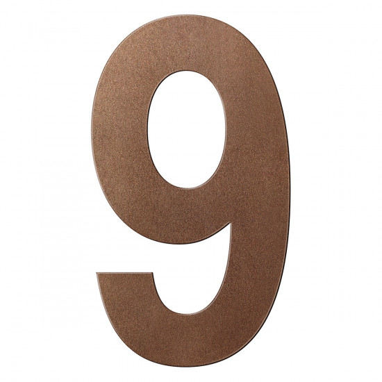 GPF9800.A2.0400-9 BRONZE BLEND HUISNUMMER 9 XXL/ 400MM