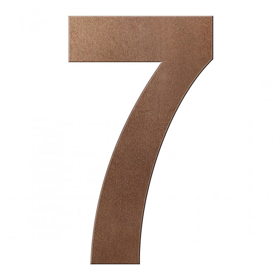 GPF9800.A2.0400-7 BRONZE BLEND HUISNUMMER 7 XXL/ 400MM