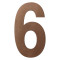GPF9800A20400-6 BRONZE BLEND, HUISNUMMER 6/ 400 MM