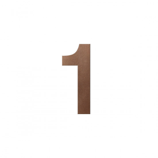 GPF9800.A2.0200-1 BRONZE BLEND HUISNUMMER 1 L/ 200MM GPF9800.A2.0200-1 BRONZE BLEND HUISNUMMER 1 L/ 200MM
