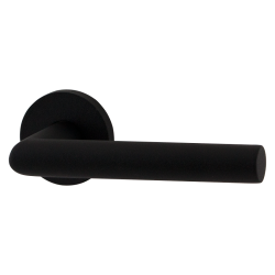 GPF810VZ0100 ZWART, L-HAAKS MODEL 19MM DEURKRUK OP ROZET GPF810VZ0100 ZWART, L-HAAKS MODEL 19MM DEURKRUK OP ROZET