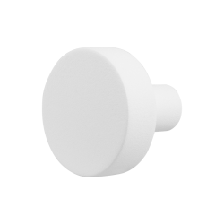 GPF8952.62 WIT VLAKKE KNOP 52X16MM VAST INCL. METAALSCHROEF M10 GPF8952.62 WIT VLAKKE KNOP 52X16MM VAST INCL. METAALSCHROEF M10