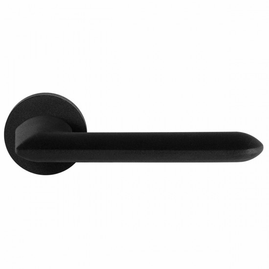 GPF8290.00 WINI DEURKRUK OP RONDE ROZET ZWART, 50X8MM GPF8290.00 WINI DEURKRUK OP RONDE ROZET ZWART, 50X8MM