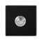 GPF882702400 ZWART, BELDRUKKER VIERKANT 50X50X8 MM MET RVS BUTTON