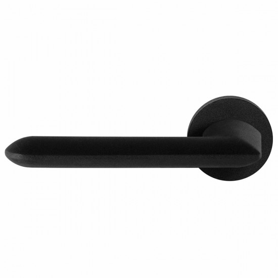GPF8290.00L WINI DEURKRUK OP RONDE ROZET ZWART, 50X8MM GPF8290.00L WINI DEURKRUK OP RONDE ROZET ZWART, 50X8MM