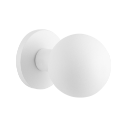 GPF882362400 WIT, KOGEL VOORDEURKNOP 70MM OP ROZET 70MM