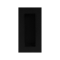 GPF87176100A ZWART, SCHUIFDEURKOM RECHTHOEKIG 102X51MM