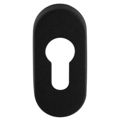 GPF890204108 ZWART, CILINDERROZET OVAAL 70X32X10MM GPF890204108 ZWART, CILINDERROZET OVAAL 70X32X10MM