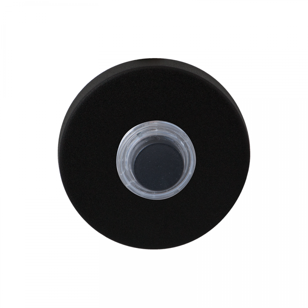 GPF8826 09 DEURBEL MET ZWARTE BUTTON ROND 50X8 MM ZWART