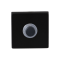 GPF882602400 ZWART, BELDRUKKER VIERKANT 50X50X8MM MET ZWARTE BUTTON