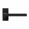 GPF8285610100-01 ZWART, RAA DEURKRUK OP RECHTHOEKIGE ROZET 70X32X10MM