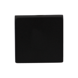 GPF890002000 ZWART, BLINDE VIERKANTE ROZET 50X50X8MM GPF890002000 ZWART, BLINDE VIERKANTE ROZET 50X50X8MM