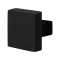 GPF894861200 ZWART, VIERKANTE KNOP 53X53X16MM DRAAIBAAR INCL. KRUKSTIFT