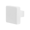 GPF8948.62 WIT VIERKANTE KNOP 53X53X16MM VAST INCL. KNOPVASTZETTER