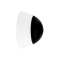 GPF872462000 WIT, DEURSTOPPER ROND 37,5X25 MM