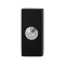 GPF882701400 ZWART, BELDRUKKER RECHTHOEKIG 70X32X10 MM MET RVS BUTTON