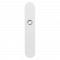 GPF8100.60 LANGSCHILD AFGEROND BLIND 218X40X8,5MM WIT