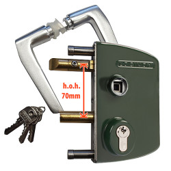 LOCINOX Oud Model -4- Industrieel Slot 40-60 mm DENNENGROEN LOCINOX Oud Model -4- Industrieel Slot 40-60 mm DENNENGROEN