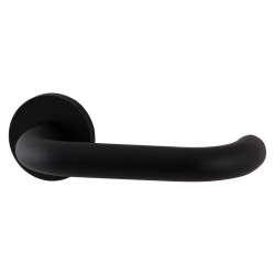 GPF805VZ0100 ZWART, U-MODEL 19MM DEURKRUK OP ROZET GPF805VZ0100 ZWART, U-MODEL 19MM DEURKRUK OP ROZET