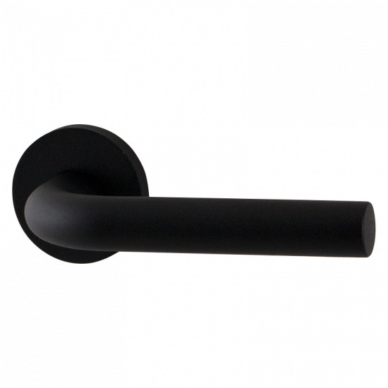 GPF800VZ ZWART STRUCTUUR L-MODEL 19MM DEURKRUK OP ROZET 53X6MM GPF800VZ ZWART STRUCTUUR L-MODEL 19MM DEURKRUK OP ROZET 53X6MM