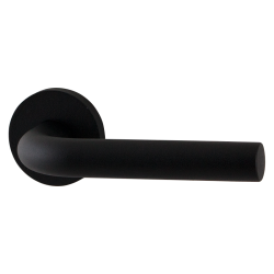 GPF800VZ0300 ZWART, L-MODEL 19MM DEURKRUK OP ROZET GATDEEL RECHTS GPF800VZ0300 ZWART, L-MODEL 19MM DEURKRUK OP ROZET GATDEEL RECHTS