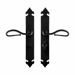 GPF6260600884-25 SMEEDIJZER ZWART, LUMI DEURKRUK OP LANGSCHILD SMEEDIJZER ZWART 291X41X4 MM GPF6260600884-25 SMEEDIJZER ZWART, LUMI DEURKRUK OP LANGSCHILD SMEEDIJZER ZWART 291X41X4 MM