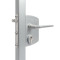 Locinox Anti-Paniekslot 40-60 met halve klink - zilver