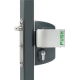 LOCINOX ANTI-PANIEKSLOT 40-60 MET PUSH KNOP - ZILVER