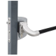 LOCINOX ANTI-PANIEKSLOT 40-60 MET PUSH KNOP - ZILVER