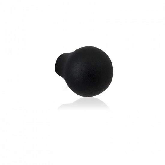 GPF8500.25 ZWART MEUBELKNOP ROND 25MM/ HOOGTE 33MM GPF8500.25 ZWART MEUBELKNOP ROND 25MM/ HOOGTE 33MM