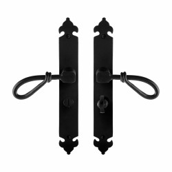 GPF6255600884-25 SMEEDIJZER ZWART, SULA DEURKRUK OP LANGSCHILD SMEEDIJZER ZWART 291X41X4 MM