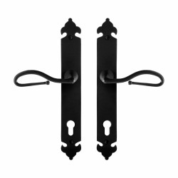 GPF6260600162-25 SMEEDIJZER ZWART, LUMI DEURKRUK OP LANGSCHILD SMEEDIJZER ZWART 291X41X4 MM GPF6260600162-25 SMEEDIJZER ZWART, LUMI DEURKRUK OP LANGSCHILD SMEEDIJZER ZWART 291X41X4 MM