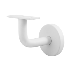 GPF878062000 WIT, LEUNINGHOUDER 75MM HOOG, 64MM ROZET VLAK ZADEL