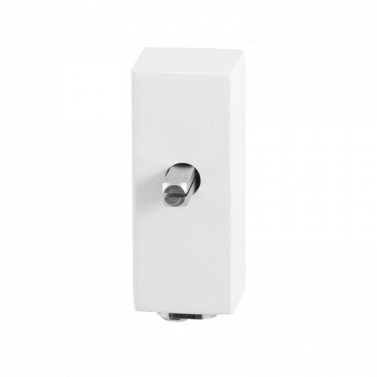 GPF8852.62 WIT DRAAIKIEPMECHANISME AFSLUITBAAR RECHTHOEKIG 83X34X31MM