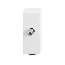 GPF885262140 WIT, DRAAIKIEPMECHANISME AFSLUITBAAR SKG*** RECHTHOEKIG 83X34X31 MM MET STIFT BINNENZIJDE 40 MM