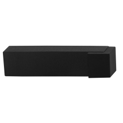 GPF873861000 ZWART, DEURSTOPPER VIERKANT 85X20MM