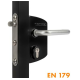 LOCINOX ANTI-PANIEKSLOT 40-60 MET HALVE ALUMIUM KLINK - RAL7016