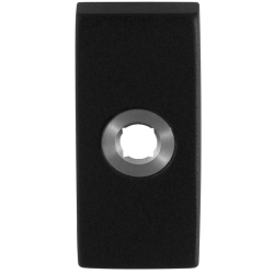 GPF810001300 ZWART, RECHTHOEKIGE CLICK ROZET 70X32X10 MM RECHTS