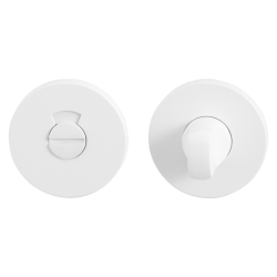 GPF6903VW109 WIT EGAAL, TOILETGARNITUUR 53X6MM STIFT 8MM MET ROOD/ WIT INDICATOR