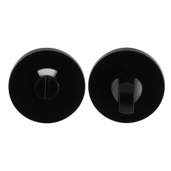 GPF6903VZ109 ZWART EGAAL, TOILETGARNITUUR 53X6MM STIFT 8MM MET ROOD/ WIT INDICATOR