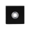 GPF810002200 ZWART, VIERKANTE CLICK ROZET 50X50X8MM LINKS