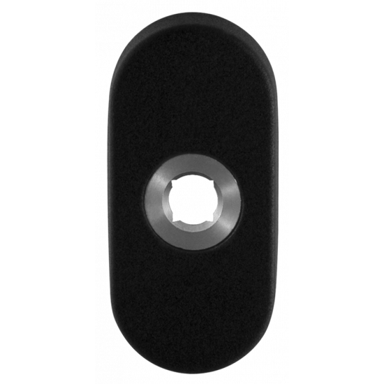 GPF8100.04 ZWART ROZET OVAAL 70X32X10MM GPF8100.04 ZWART ROZET OVAAL 70X32X10MM