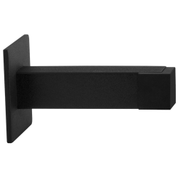 GPF873961000 ZWART, DEURSTOPPER VIERKANT 85X20/50MM