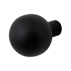 GPF885461400 ZWART, KOGEL KNOP 50MM TBV VH-SCHILDEN VAST INCL. WISSELSTIFT