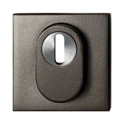 GPF9387A1O199 DARK BLEND, VIERKANTE VH-BUITENROZET 54 MM SKG*** MET KERNTREKBEVEILIGING