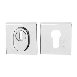 GPF938749S199 RVS GEPOLIJST, GPF9387.49 VEILIGHEIDSROZET VIERKANT 54 MM SKG*** MET KERNTREK RVS GEPOLIJST