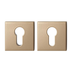 GPF9386A4S199 CHAMPAGNE BLEND, GPF9386.A4 VEILIGHEIDSROZET VIERKANT 54 MM SKG*** CHAMPAGNE BLEND