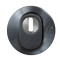 GPF9392P1O199 PVD ANTRACIET, GPF9392.P1 VEILIGHEIDSBUITENROZET ROND 54 MM SKG*** MET KERNTREK