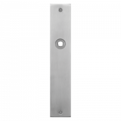 GPF1100.26 PLAATSCHILD RECHTHOEKIG PC85 220X40X2MM RVS GEBORSTELD