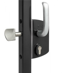 LSKZ120U2LVSZS-9005 - POORTSLOT IN OPBOUW VOOR SCHUIFPOORTEN VOOR VIERKANT 120 MM PROFIEL IN RAL 9005 MET 3006S - KRUKPAAR IN VERSTERKT ALUMINIUM & CILINDER: GSZ - GELIJKSLUITEND Z LSKZ120U2LVSZS-9005 - POORTSLOT IN OPBOUW VOOR SCHUIFPOORTEN VOOR VIERKANT 120 MM PROFIEL IN RAL 9005 MET 3006S - KRUKPAAR IN VERSTERKT ALUMINIUM & CILINDER: GSZ - GELIJKSLUITEND Z